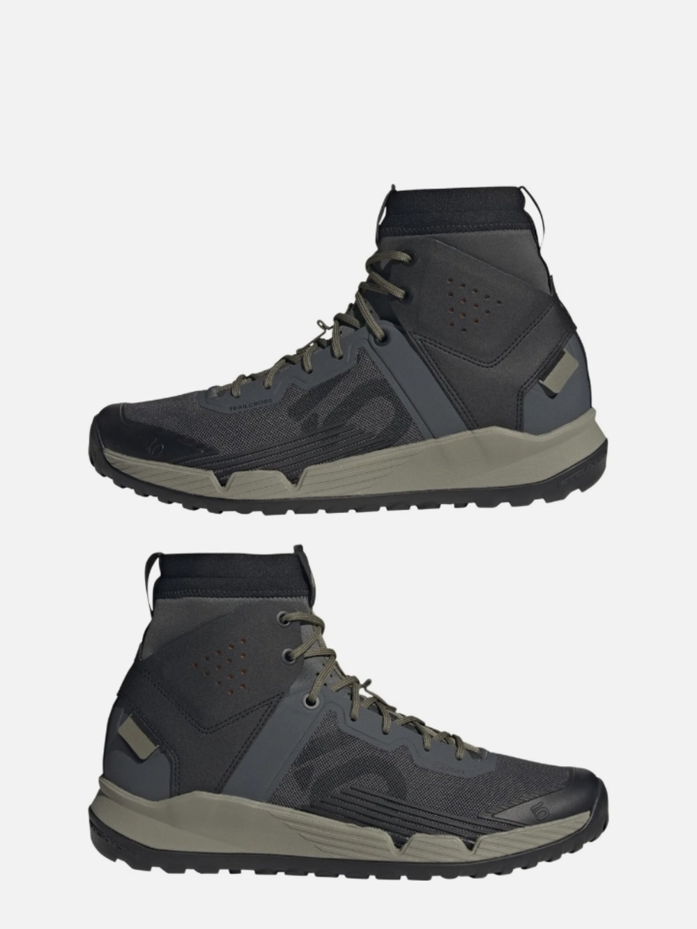 Adidas 5.10 Trailcross Mid Gray/Black Color 9.5men 11women